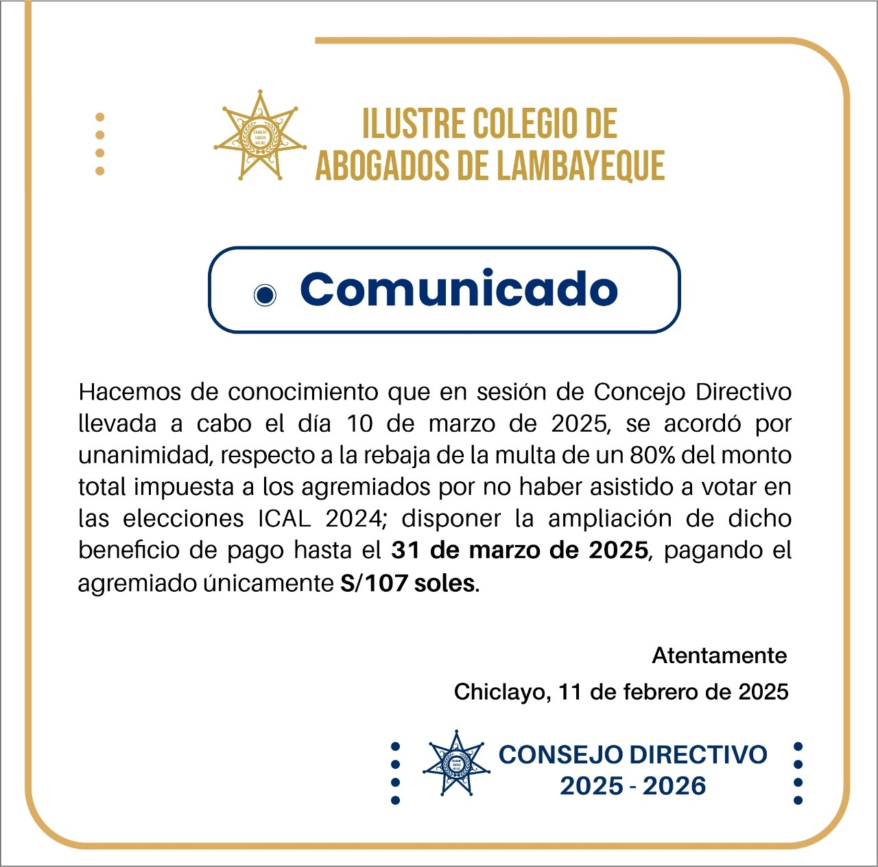 Comunicado 1